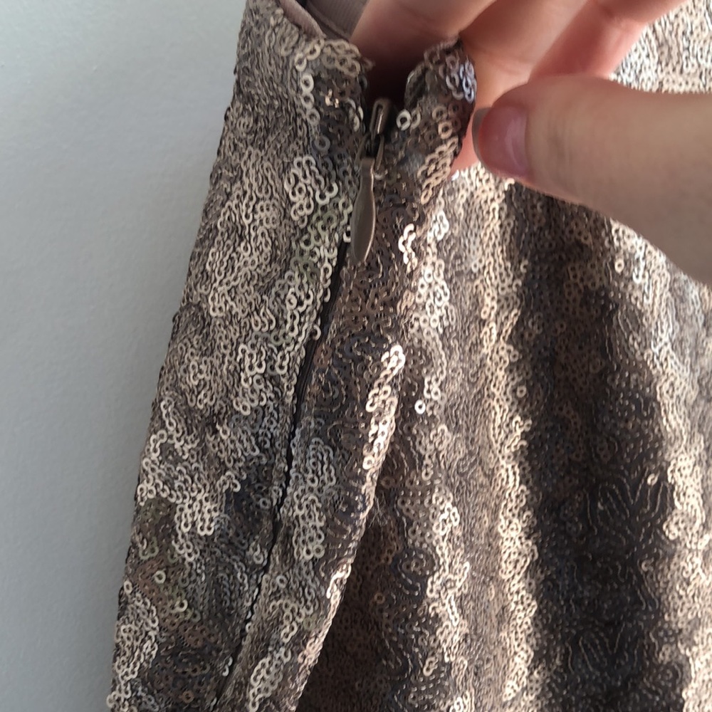 NWT GAP Gold Sequin Skirt - Picture 4 of 6